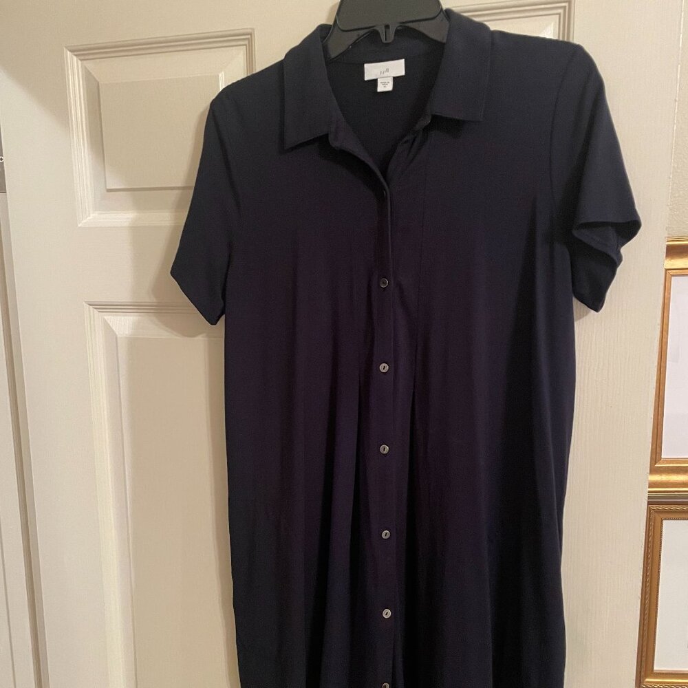 Navy J Jill swing   dress